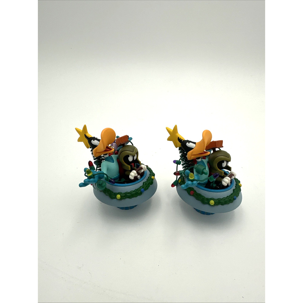 2 Looney Tunes Duffy Duck And Marvin The Martian Ornament